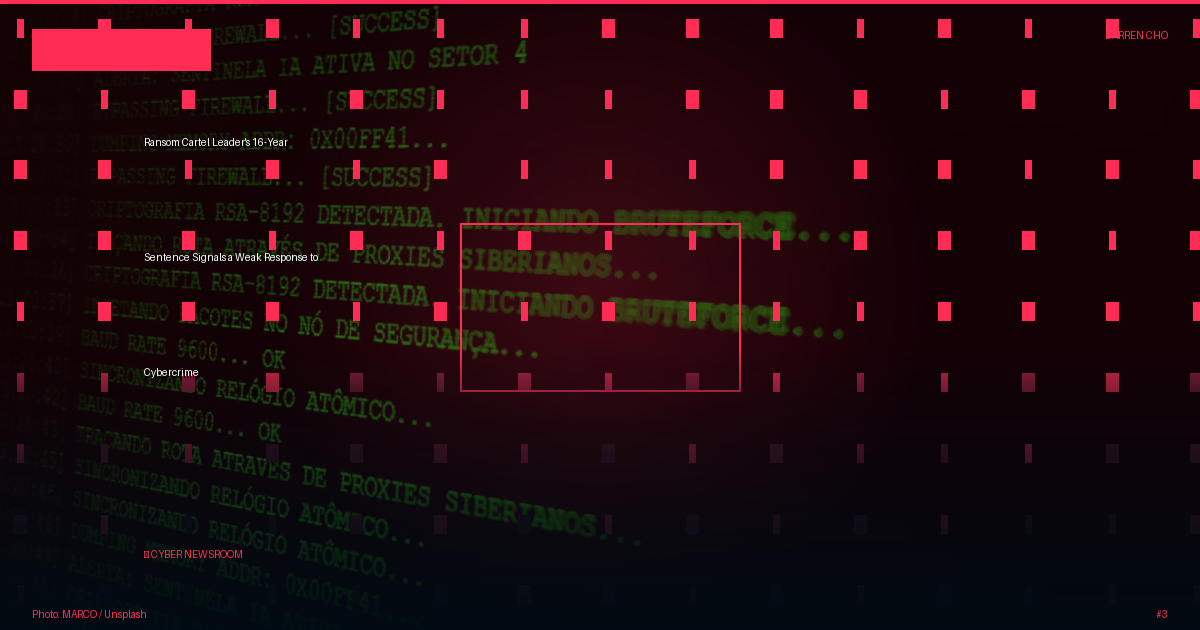 Ransom Cartel Leader's 16-Year Sentence Signals a Weak Response to Cybercrime