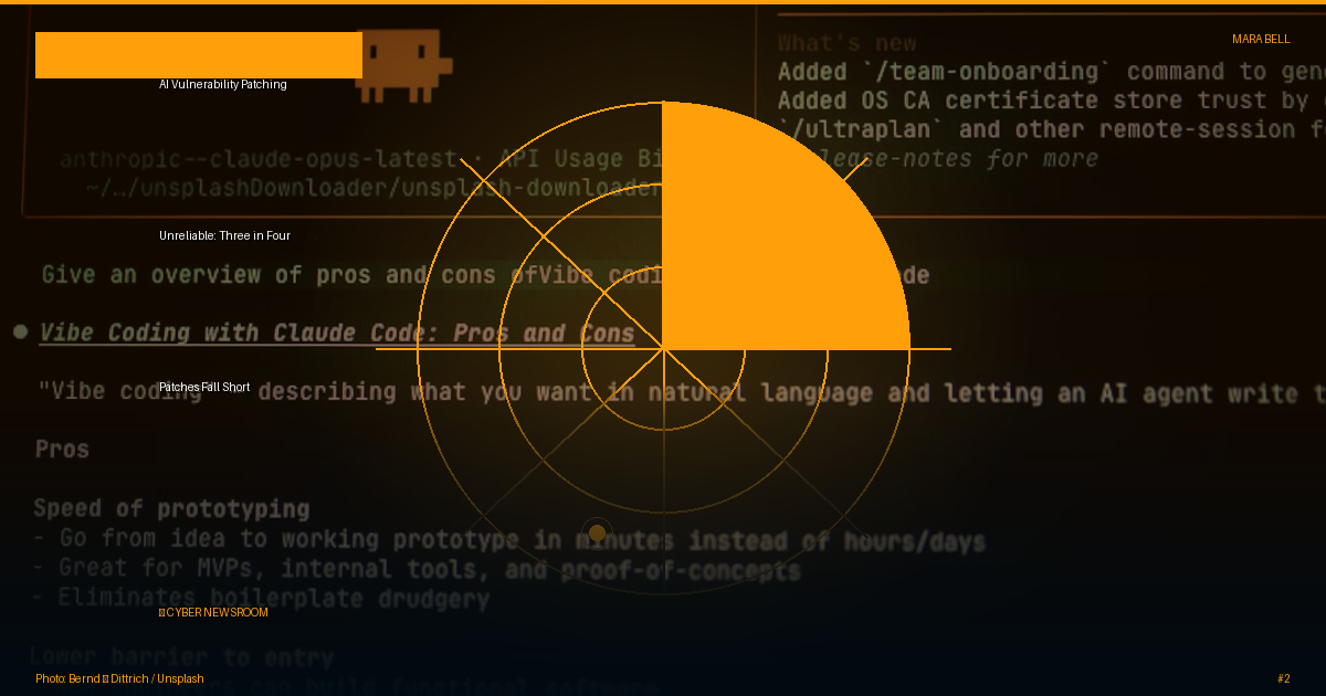 AI Vulnerability Patching Unreliable: Three in Four Patches Fall Short