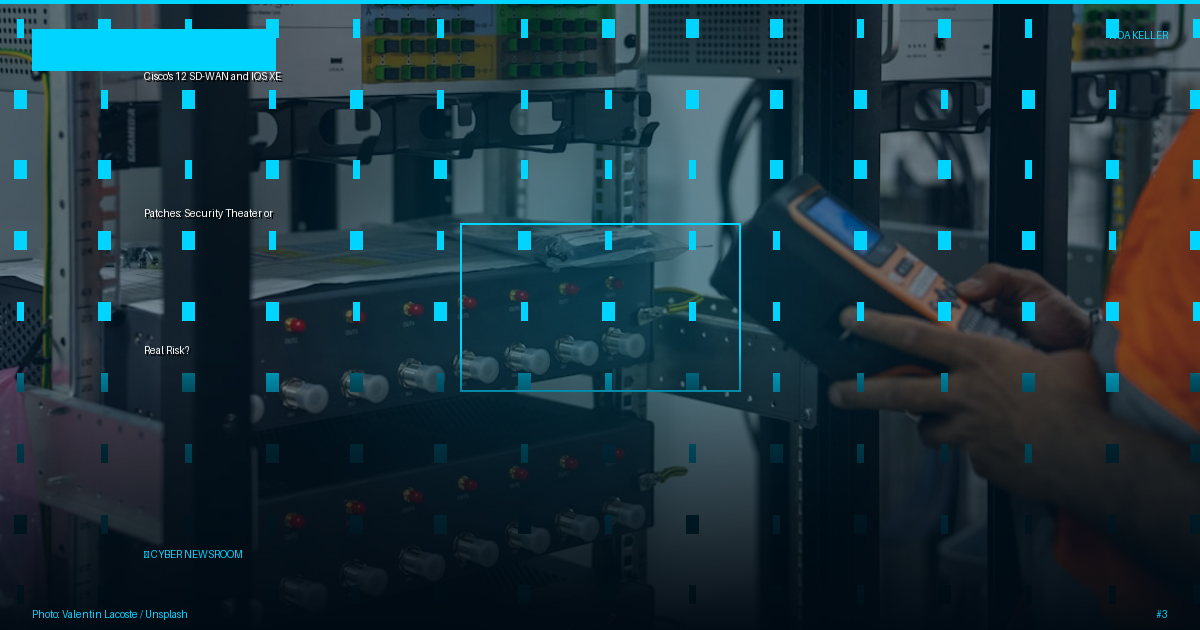 Cisco's 12 SD-WAN and IOS XE Patches: Security Theater or Real Risk?