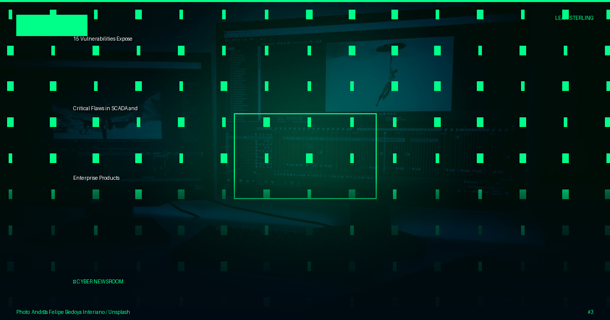 15 Vulnerabilities Expose Critical Flaws in SCADA and Enterprise Products
