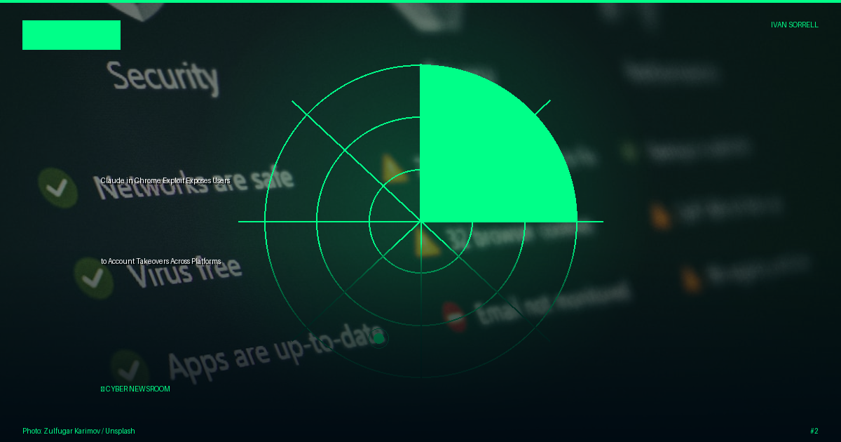Claude in Chrome Exploit Exposes Users to Account Takeovers Across Platforms