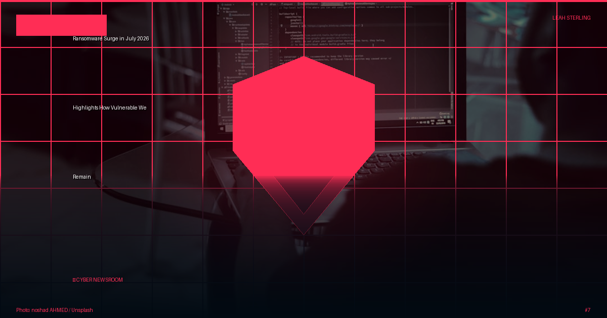 Ransomware Surge in July 2026 Highlights How Vulnerable We Remain