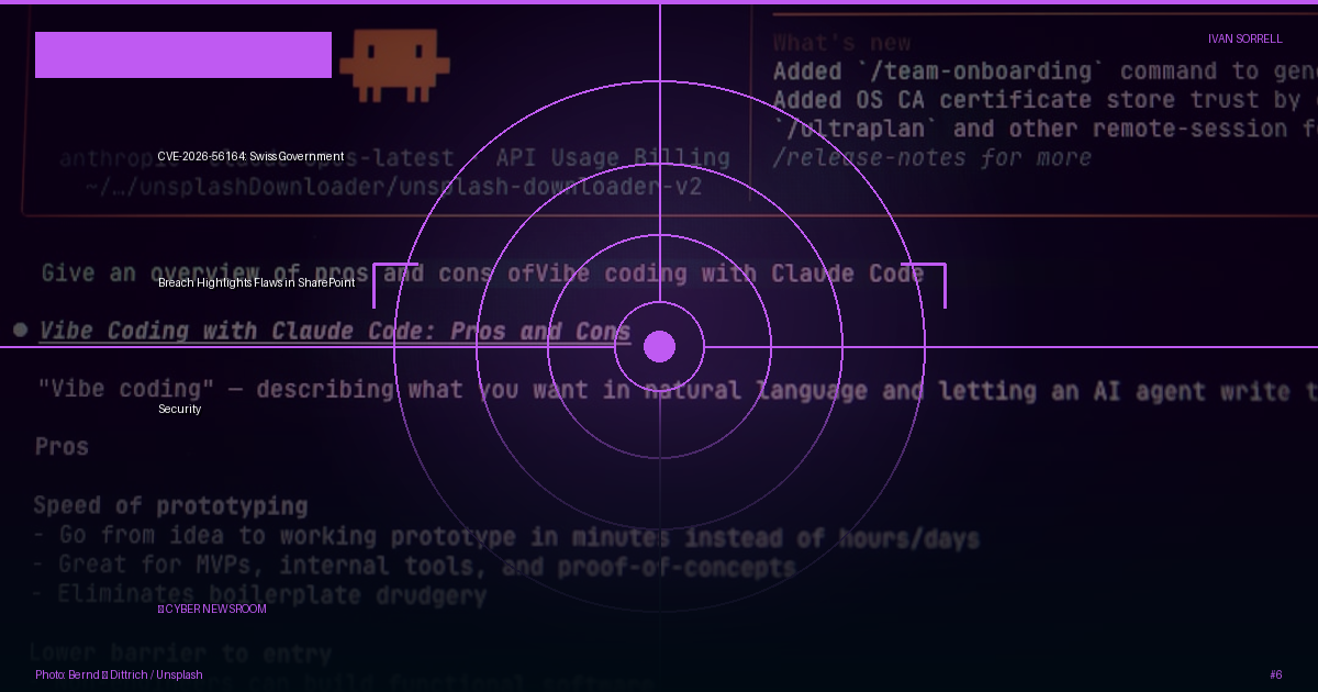 CVE-2026-56164: Swiss Government Breach Highlights Flaws in SharePoint Security