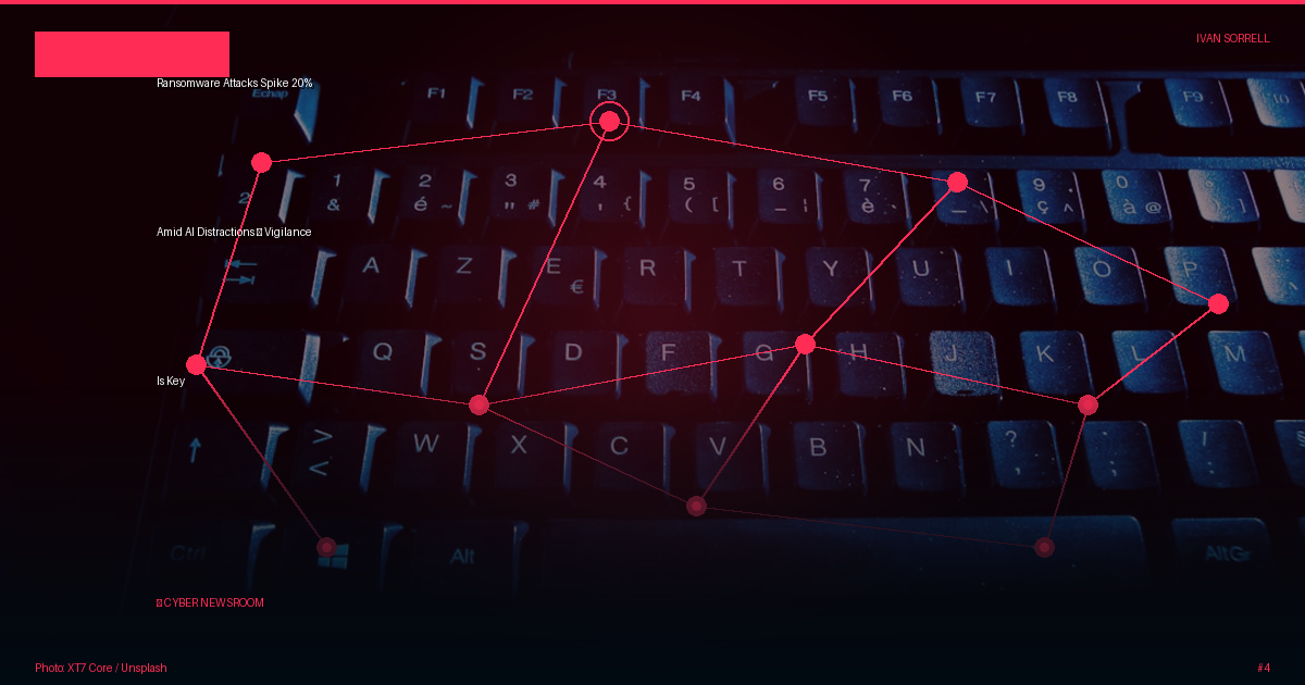 Ransomware Attacks Spike 20% Amid AI Distractions — Vigilance Is Key
