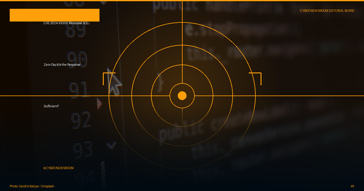 CVE-2024-XXXXX: Metabase SQLi Zero-Day — Is the Response Sufficient?