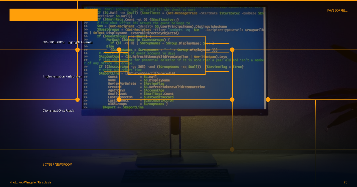 CVE-2018-6829: Libgcrypt's ElGamal Implementation Fails Under Ciphertext-Only Attack