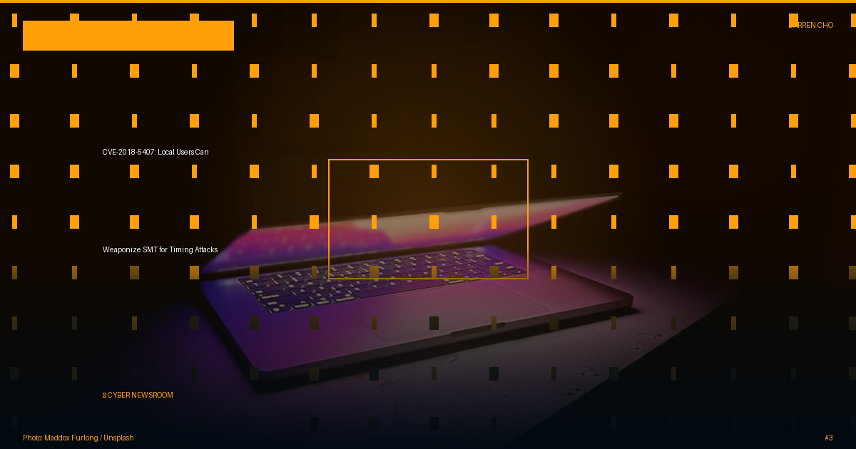 CVE-2018-5407: Local Users Can Weaponize SMT for Timing Attacks