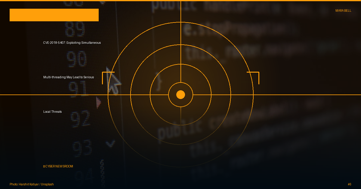 CVE-2018-5407: Exploiting Simultaneous Multi-threading May Lead to Serious Local Threats