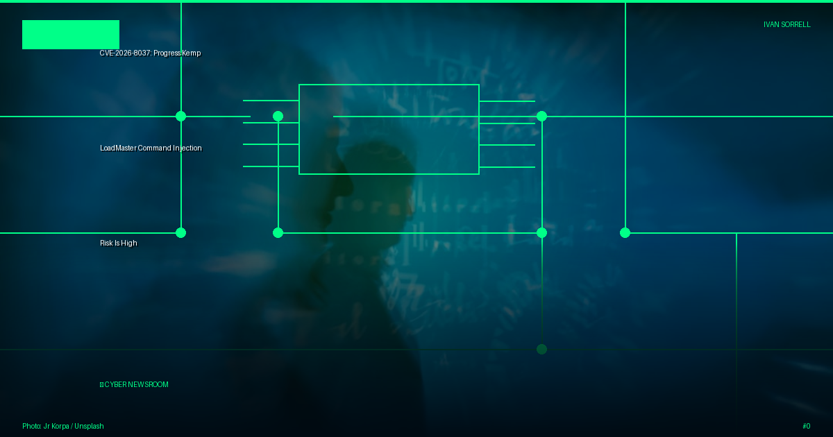 CVE-2026-8037: Progress Kemp LoadMaster Command Injection Risk Is High