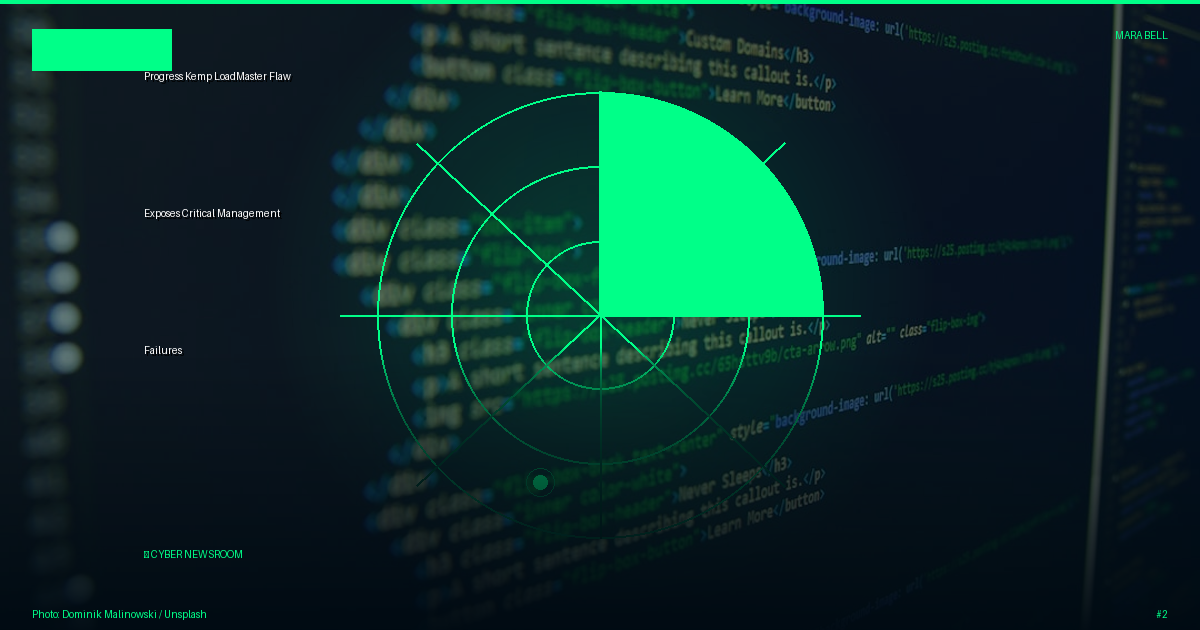 Progress Kemp LoadMaster Flaw Exposes Critical Management Failures