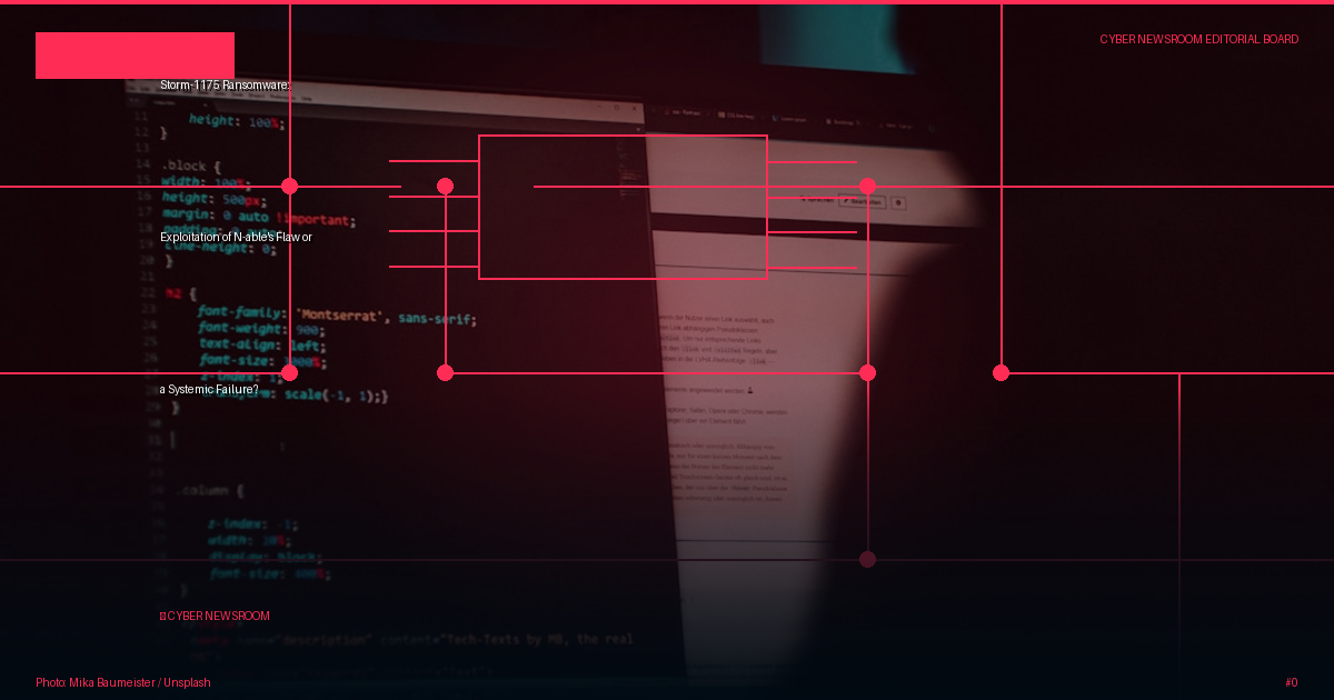 Storm-1175 Ransomware: Exploitation of N-able's Flaw or a Systemic Failure?