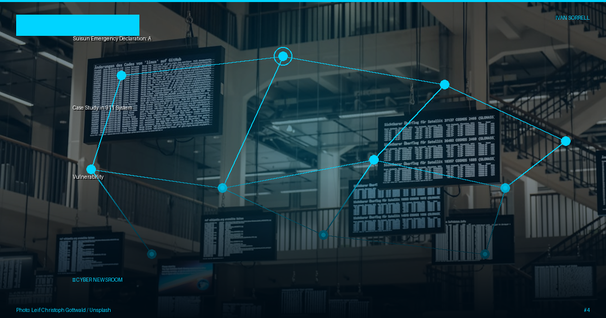 Suisun Emergency Declaration: A Case Study in 911 System Vulnerability
