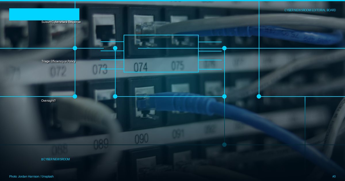 Suisun Cyberattack Response: Triage Efficiency or Policy Oversight?