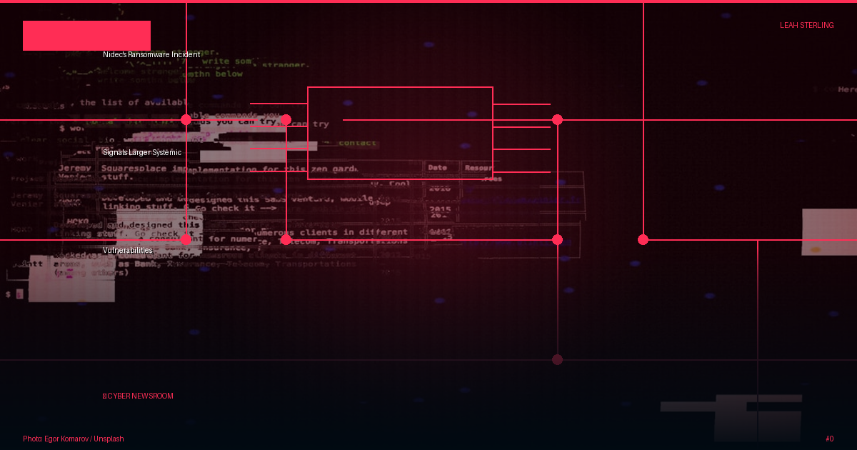 Nidec's Ransomware Incident Signals Larger Systemic Vulnerabilities