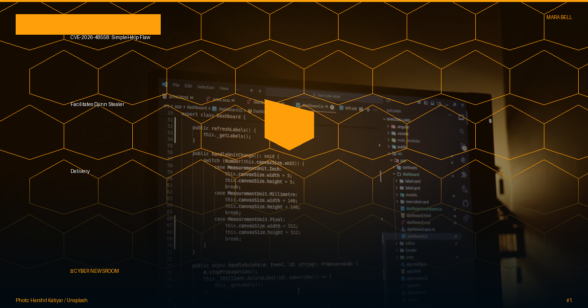 CVE-2026-48558: SimpleHelp Flaw Facilitates Djinn Stealer Delivery