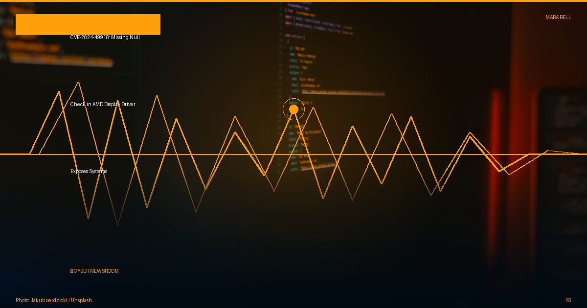 CVE-2024-49918: Missing Null Check in AMD Display Driver Exposes Systems