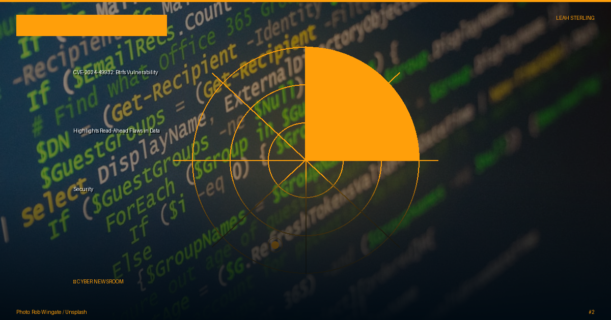 CVE-2024-49932: Btrfs Vulnerability Highlights Read-Ahead Flaws in Data Security