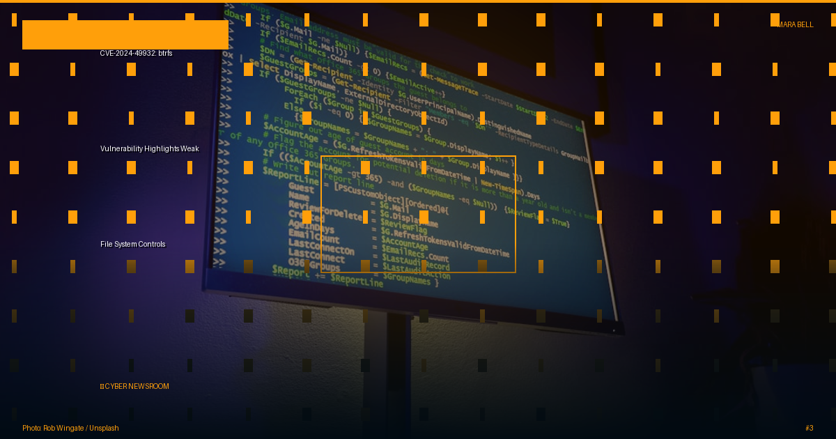 CVE-2024-49932: btrfs Vulnerability Highlights Weak File System Controls