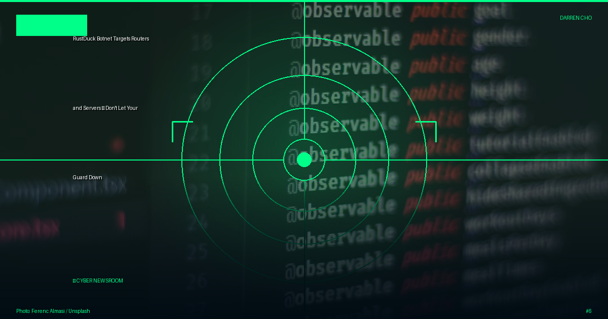 RustDuck Botnet Targets Routers and Servers – Don't Let Your Guard Down