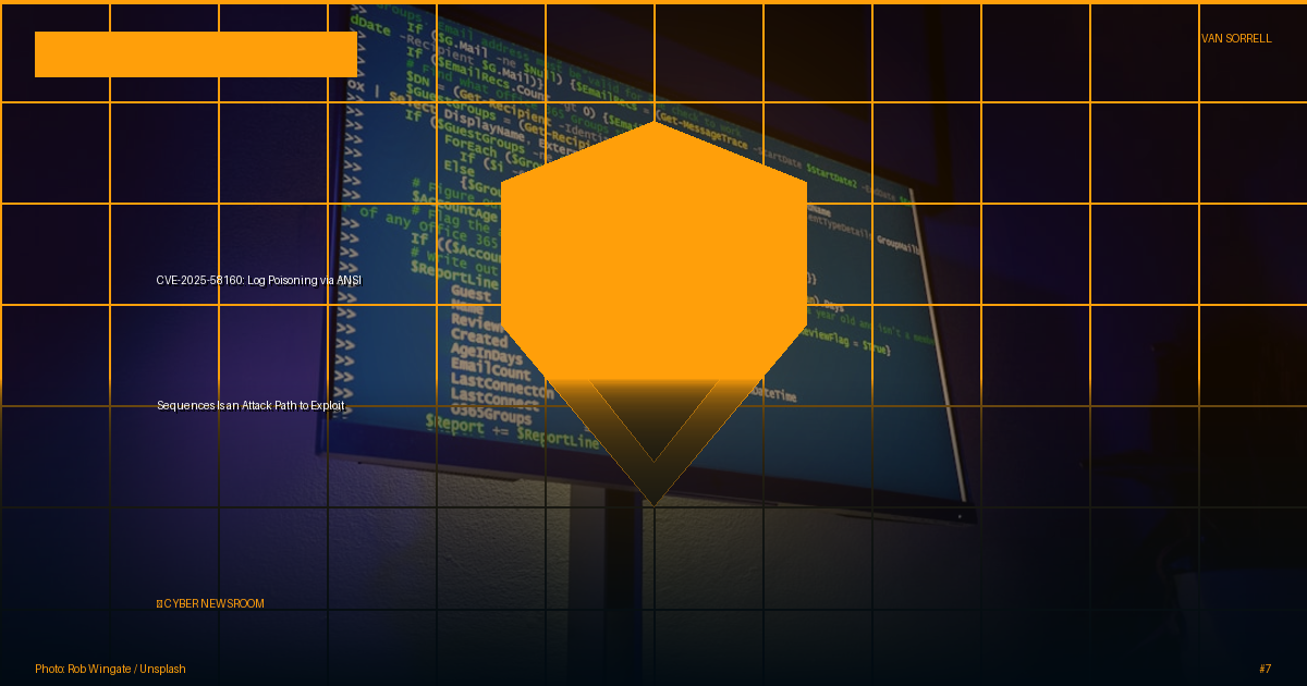 CVE-2025-58160: Log Poisoning via ANSI Sequences Is an Attack Path to Exploit