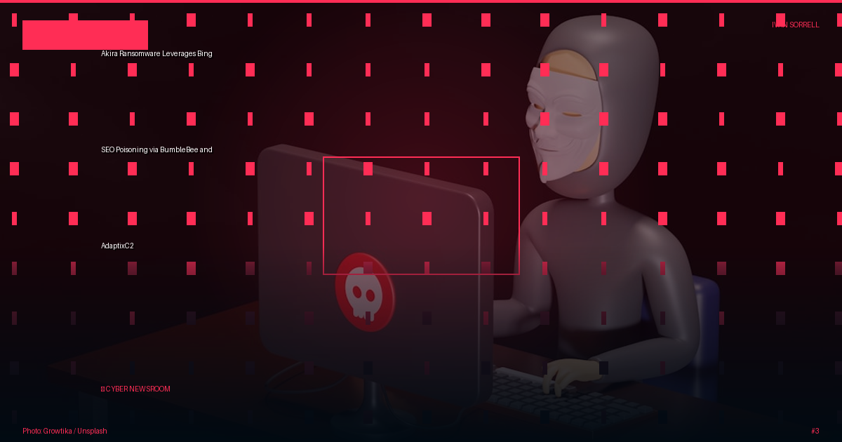 Akira Ransomware Leverages Bing SEO Poisoning via BumbleBee and AdaptixC2