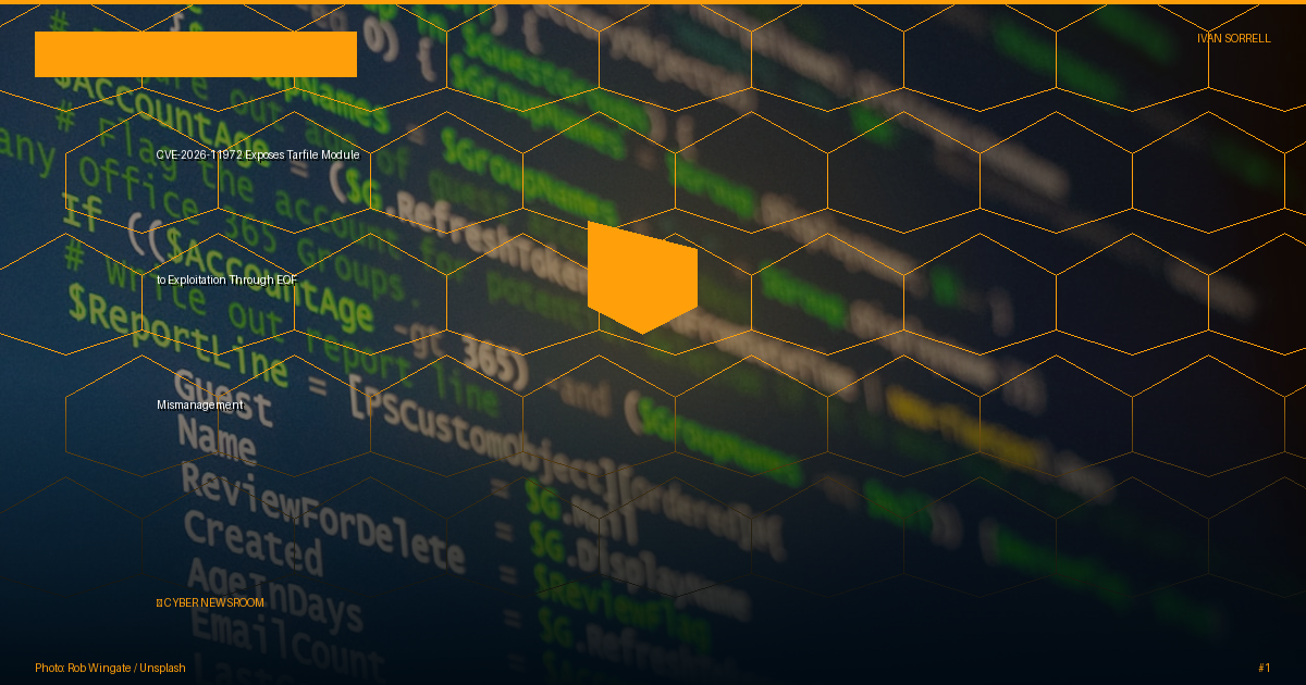 CVE-2026-11972 Exposes Tarfile Module to Exploitation Through EOF Mismanagement