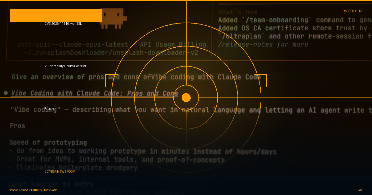 CVE-2026-11310: wolfSSL Vulnerability Opens Doors for Attacks