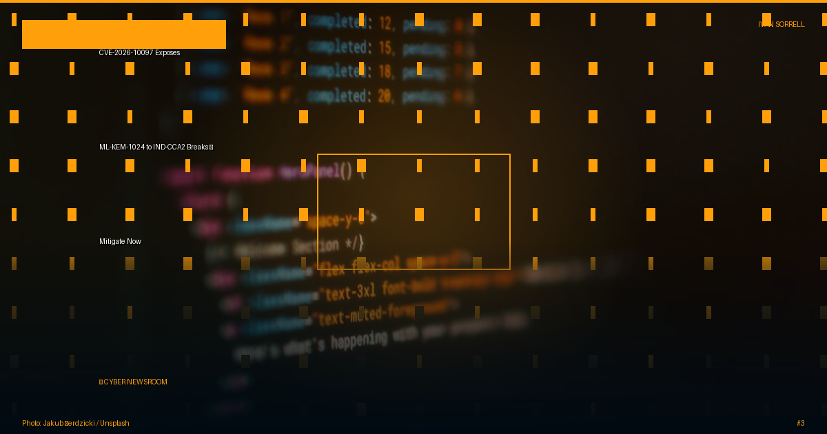CVE-2026-10097 Exposes ML-KEM-1024 to IND-CCA2 Breaks — Mitigate Now