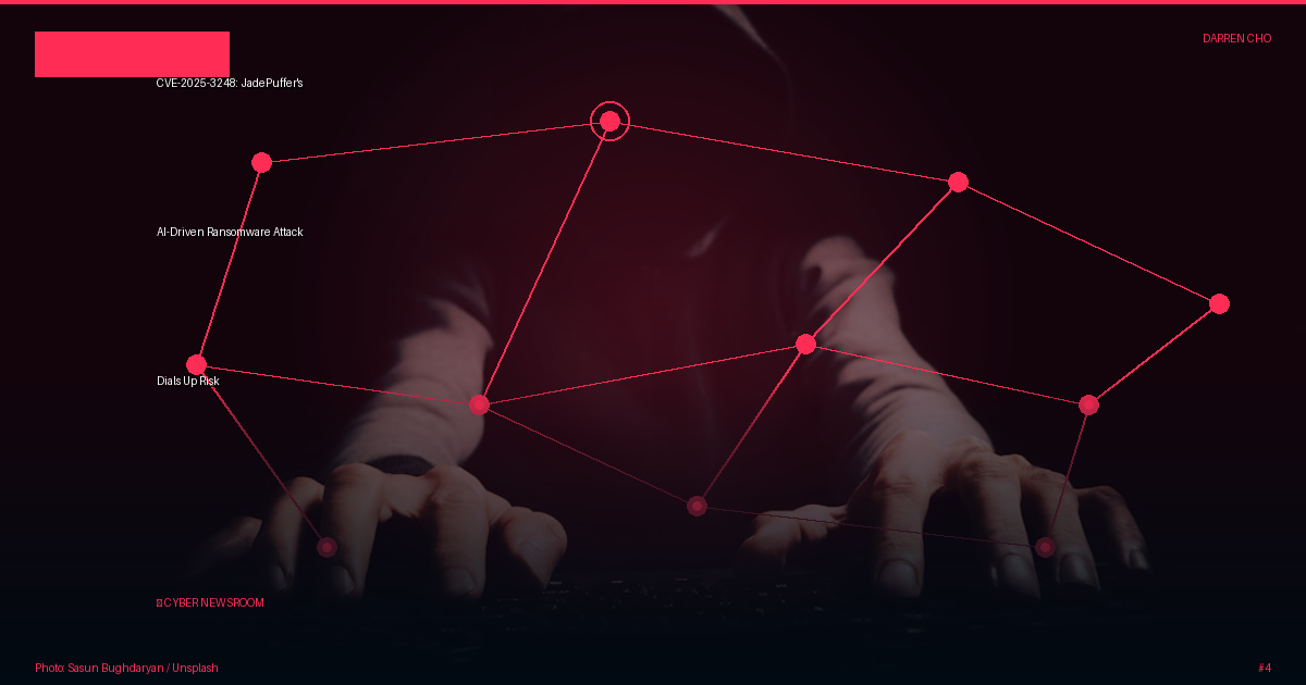 CVE-2025-3248: JadePuffer's AI-Driven Ransomware Attack Dials Up Risk