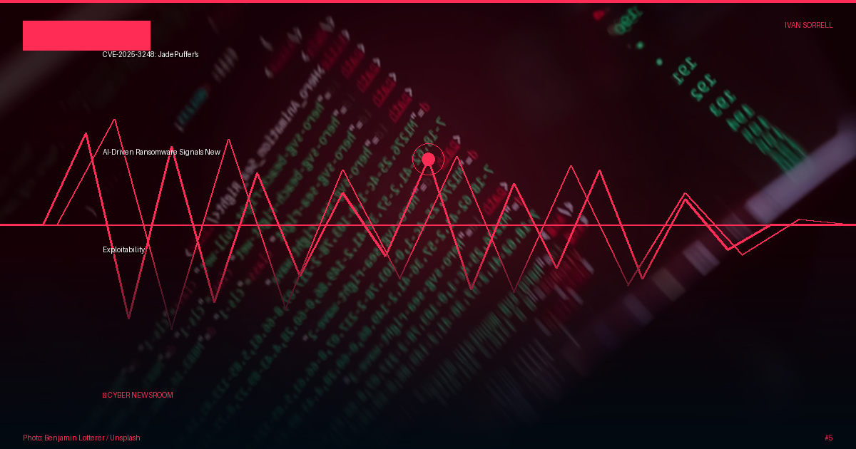 CVE-2025-3248: JadePuffer's AI-Driven Ransomware Signals New Exploitability
