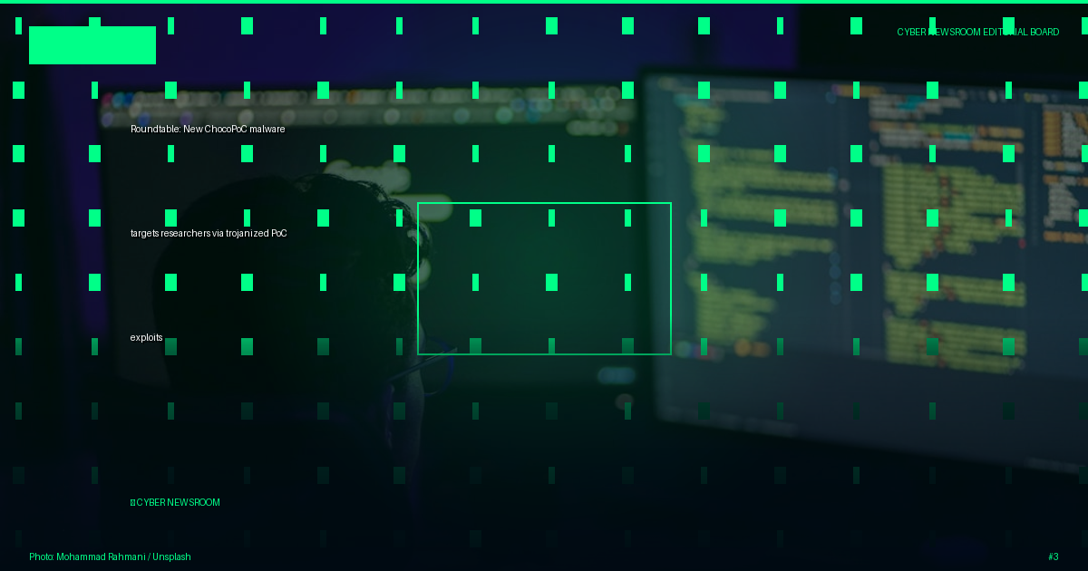 Roundtable: New ChocoPoC malware targets researchers via trojanized PoC exploits