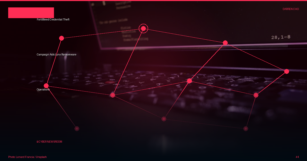 FortiBleed Credential Theft Campaign Aids Lynx Ransomware Operations