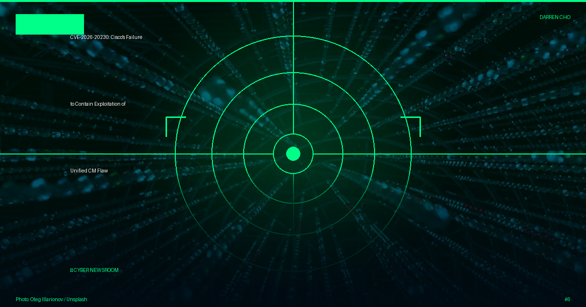 CVE-2026-20230: Cisco's Failure to Contain Exploitation of Unified CM Flaw