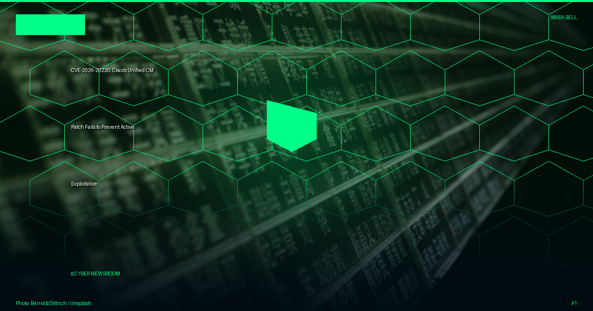 CVE-2026-20230: Cisco's Unified CM Patch Fails to Prevent Active Exploitation