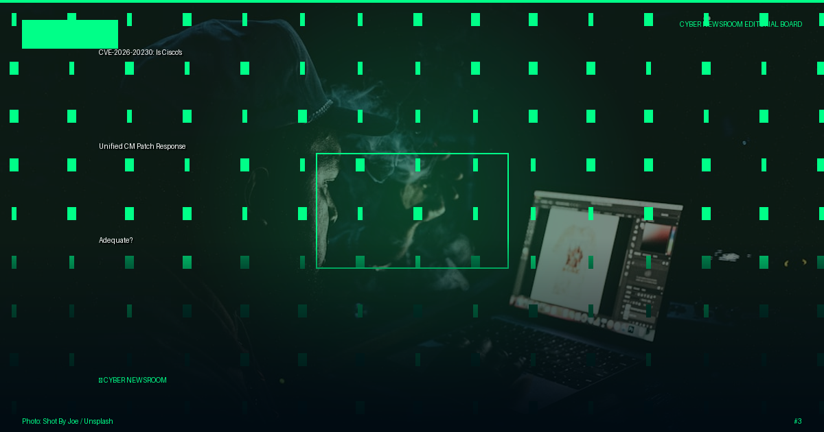 CVE-2026-20230: Is Cisco's Unified CM Patch Response Adequate?
