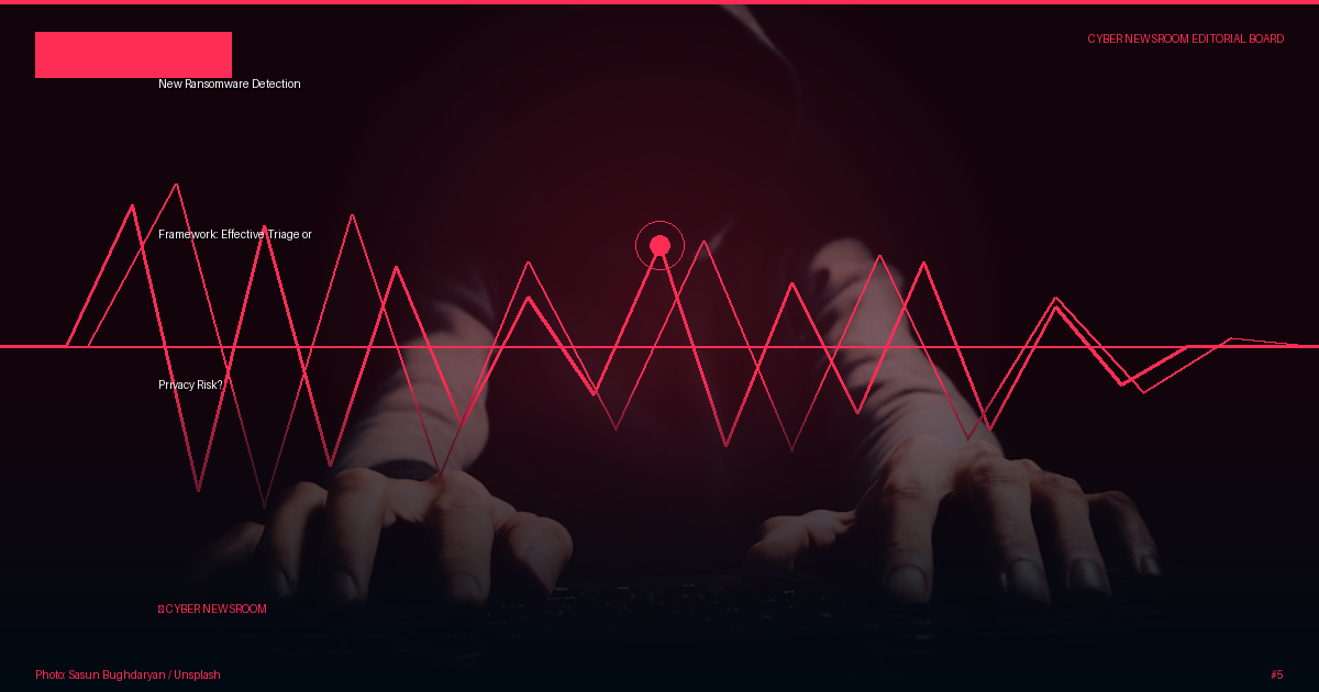New Ransomware Detection Framework: Effective Triage or Privacy Risk?
