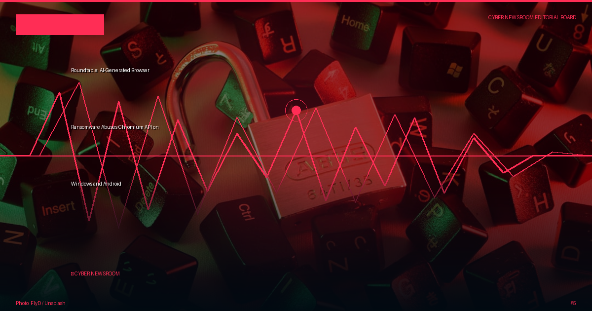 Roundtable: AI-Generated Browser Ransomware Abuses Chromium API on Windows and Android