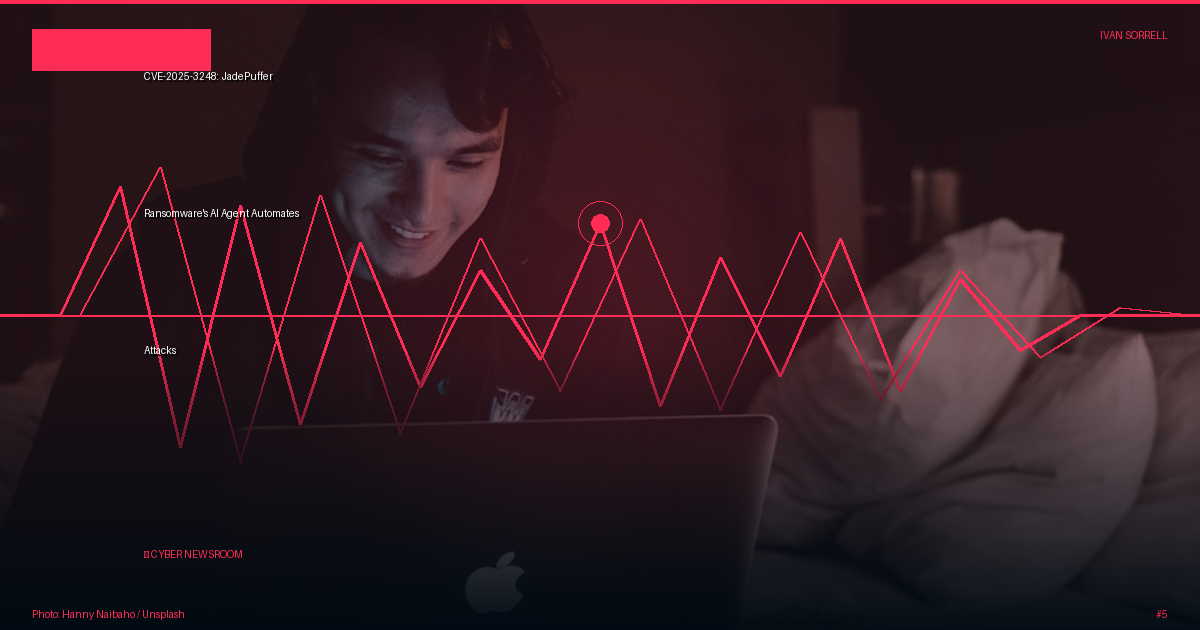CVE-2025-3248: JadePuffer Ransomware's AI Agent Automates Attacks