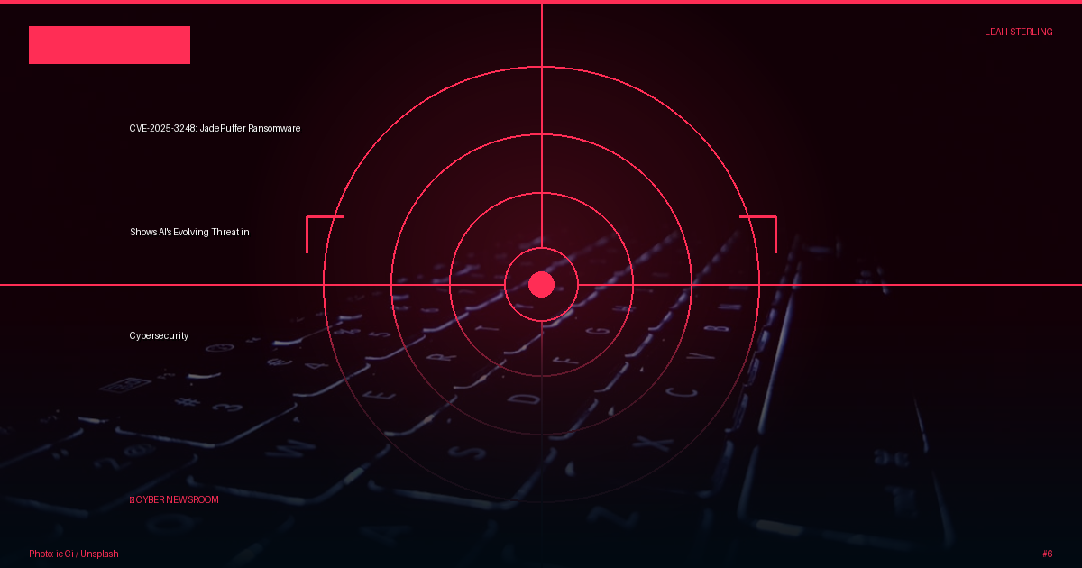 CVE-2025-3248: JadePuffer Ransomware Shows AI's Evolving Threat in Cybersecurity