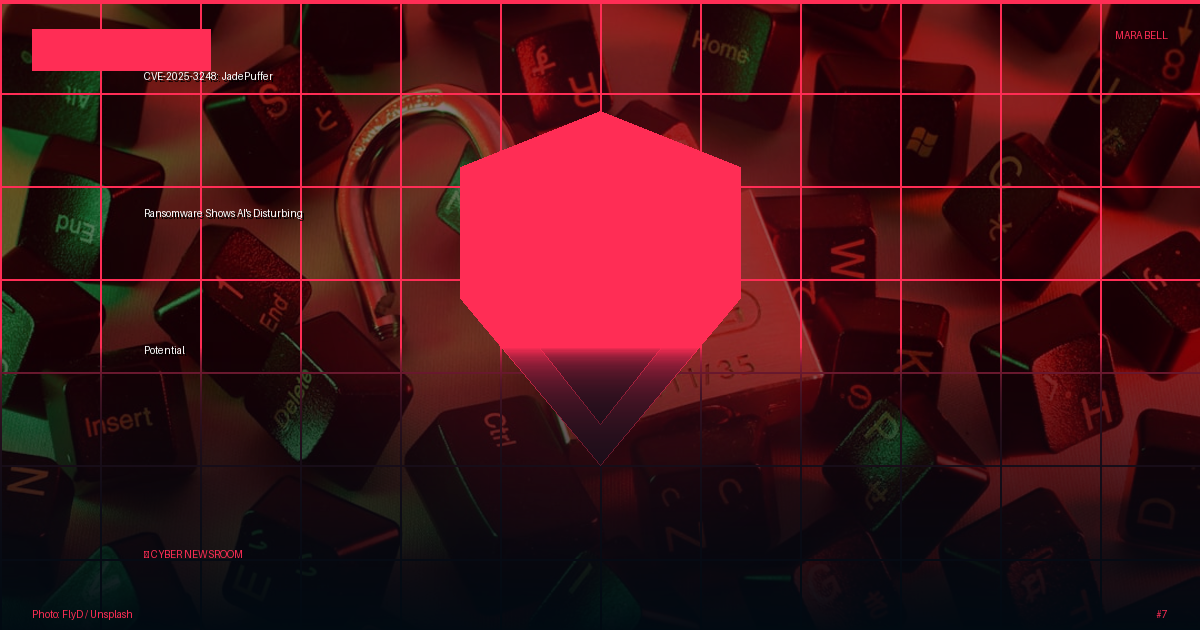 CVE-2025-3248: JadePuffer Ransomware Shows AI's Disturbing Potential