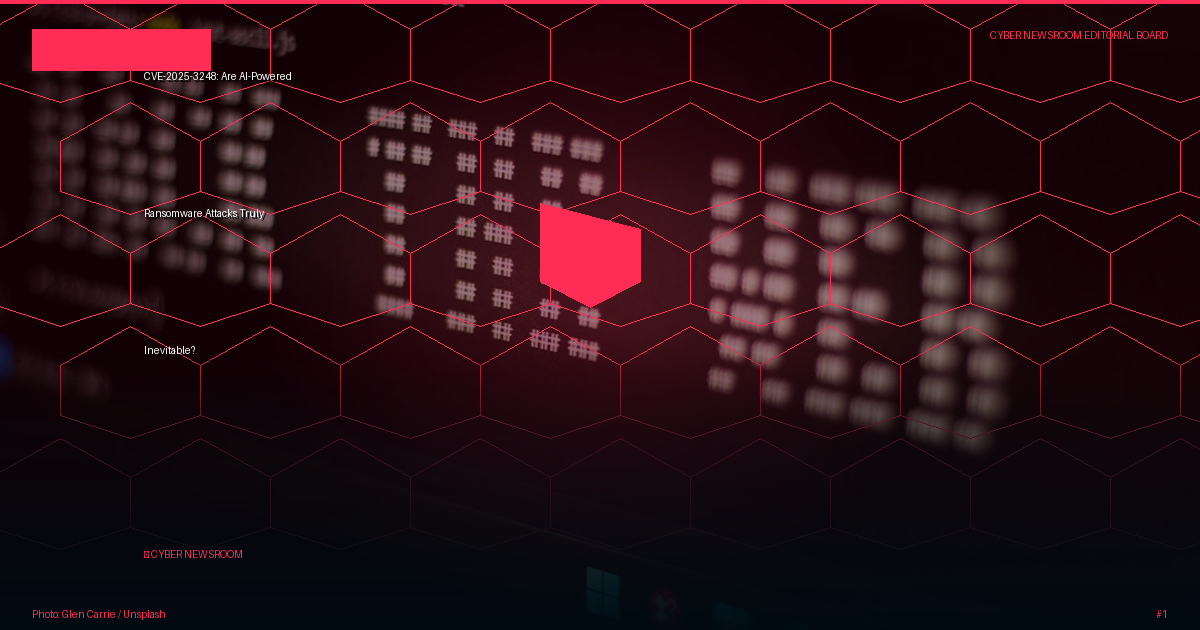 CVE-2025-3248: Are AI-Powered Ransomware Attacks Truly Inevitable?