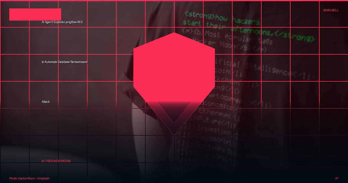 AI Agent Exploits Langflow RCE to Automate Database Ransomware Attack