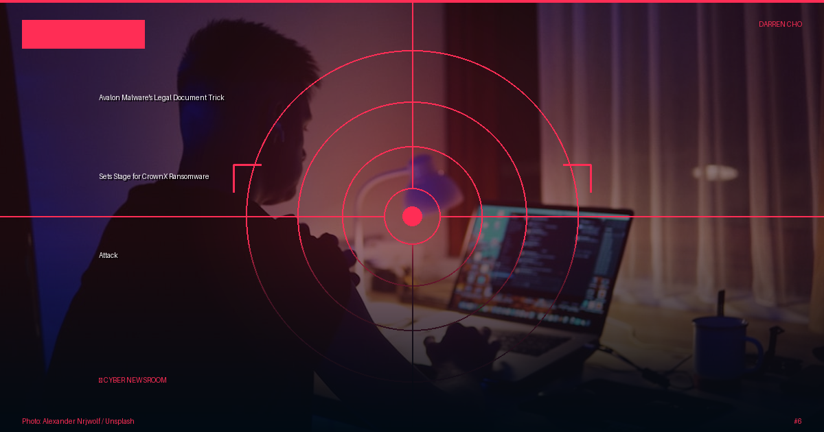 Avalon Malware's Legal Document Trick Sets Stage for CrownX Ransomware Attack