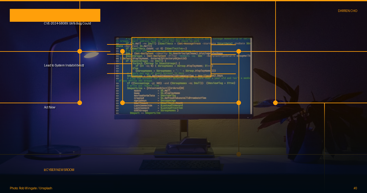 CVE-2024-58089: btrfs Bug Could Lead to System Instabilities — Act Now