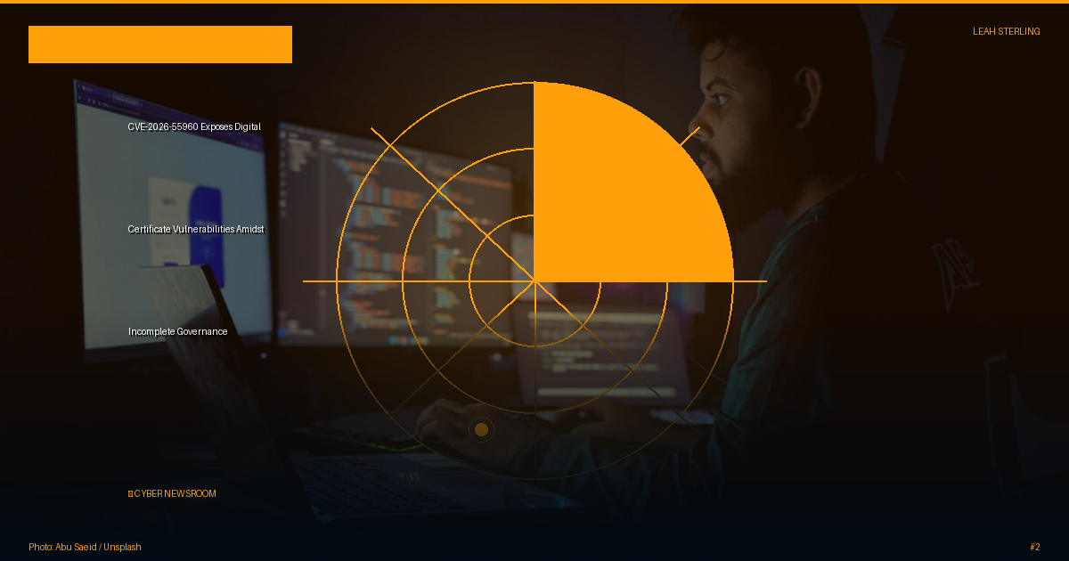 CVE-2026-55960 Exposes Digital Certificate Vulnerabilities Amidst Incomplete Governance