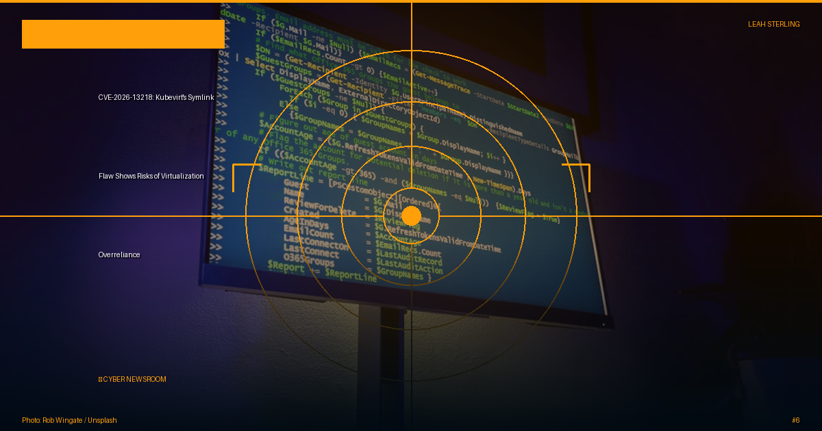 CVE-2026-13218: Kubevirt's Symlink Flaw Shows Risks of Virtualization Overreliance