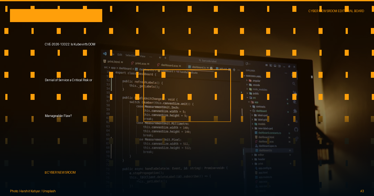 CVE-2026-13322: Is Kubevirt's OOM Denial of Service a Critical Risk or Manageable Flaw?
