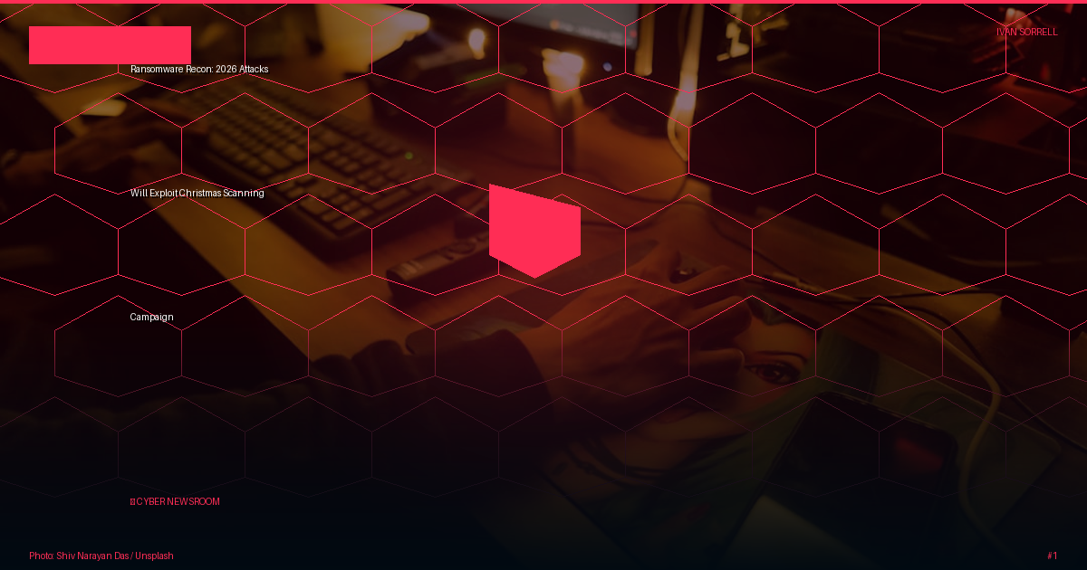 Ransomware Recon: 2026 Attacks Will Exploit Christmas Scanning Campaign