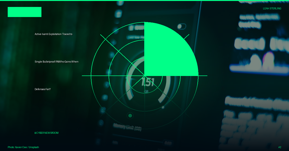 Active Ivanti Exploitation Traced to Single Bulletproof IP—Who Gains When Defenses Fail?