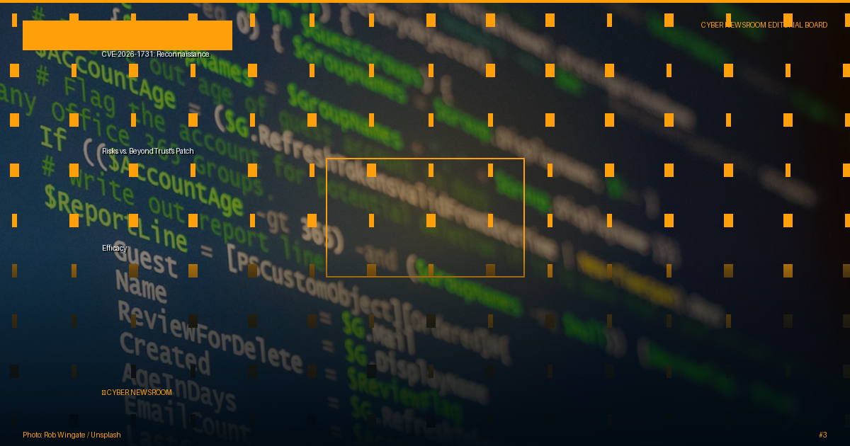 CVE-2026-1731: Reconnaissance Risks vs. BeyondTrust's Patch Efficacy